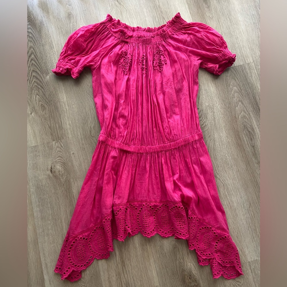 Pink beach dress
